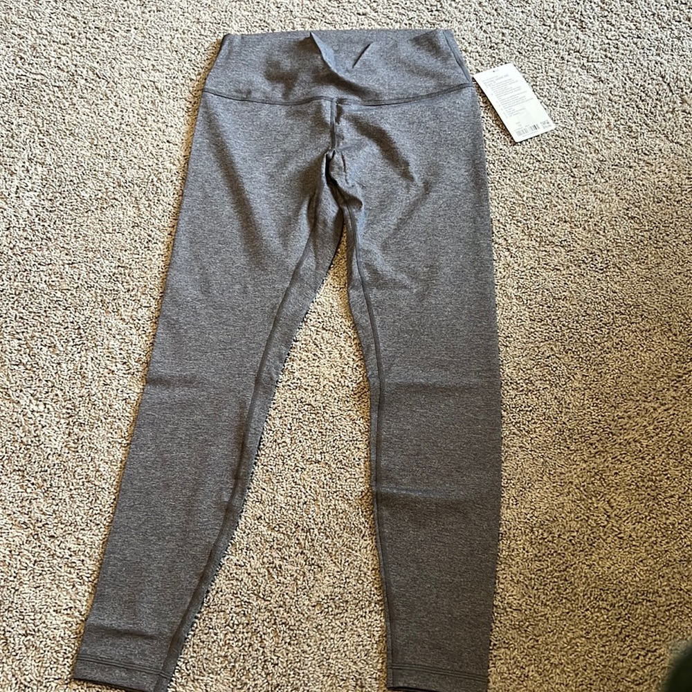 NWT Grey Lululemon Wunder Under HR Tight Leggings
